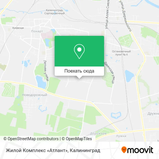 Карта Жилой Комплекс «Атлант»
