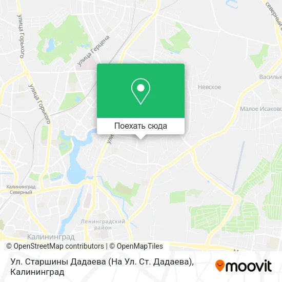 Карта Ул. Старшины Дадаева (На Ул. Ст. Дадаева)