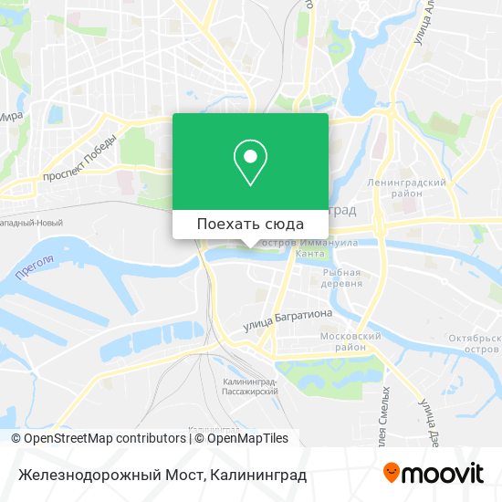 Карта Железнодорожный Мост