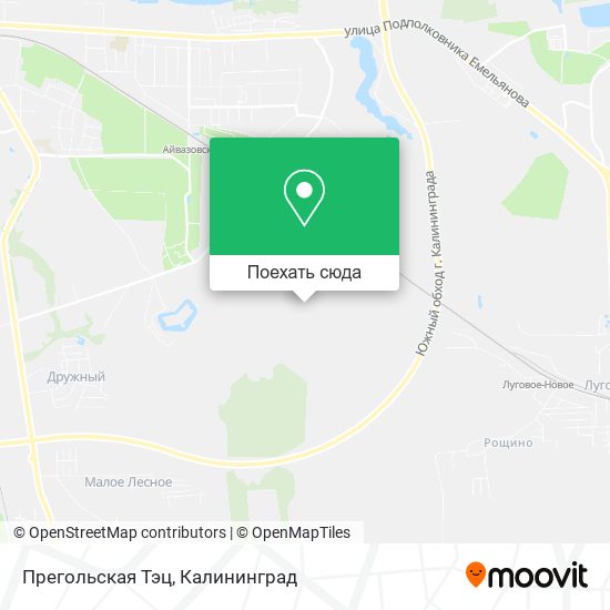 Карта Прегольская Тэц