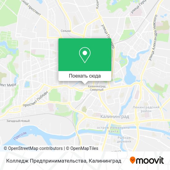 Карта Колледж Предпринимательства