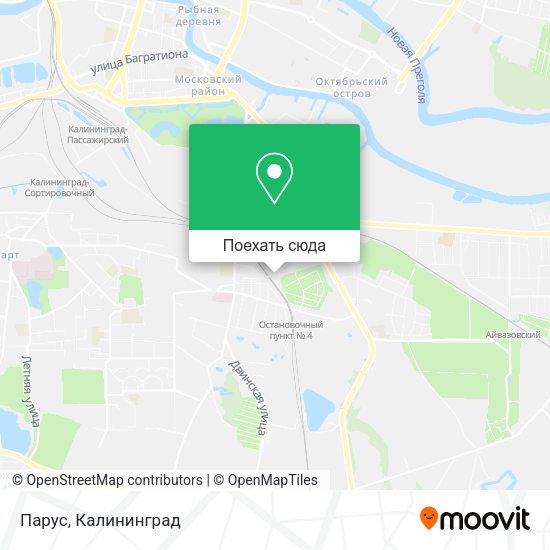 Карта Парус