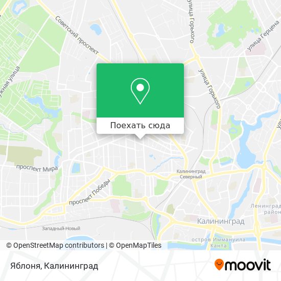 Карта Яблоня
