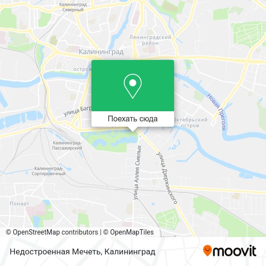 Карта Недостроенная Мечеть