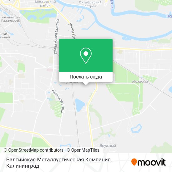 Карта Балтийская Металлургическая Компания