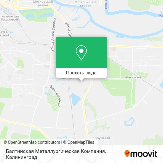 Карта Балтийская Металлургическая Компания