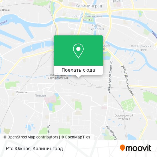 Карта Ртс Южная