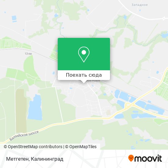 Карта Метгетен