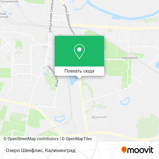 Карта Озеро Шенфлис