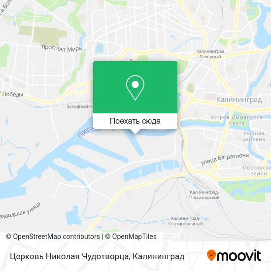 Карта Церковь Николая Чудотворца