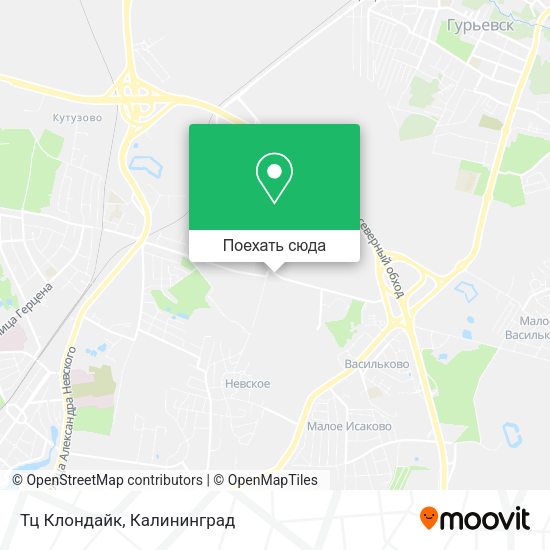 Карта Тц Клондайк