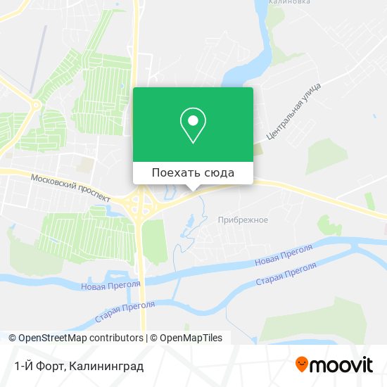 Карта 1-Й Форт
