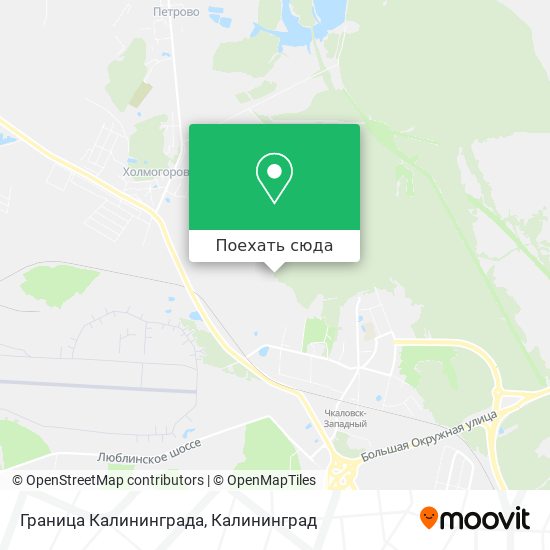 Карта Граница Калининграда