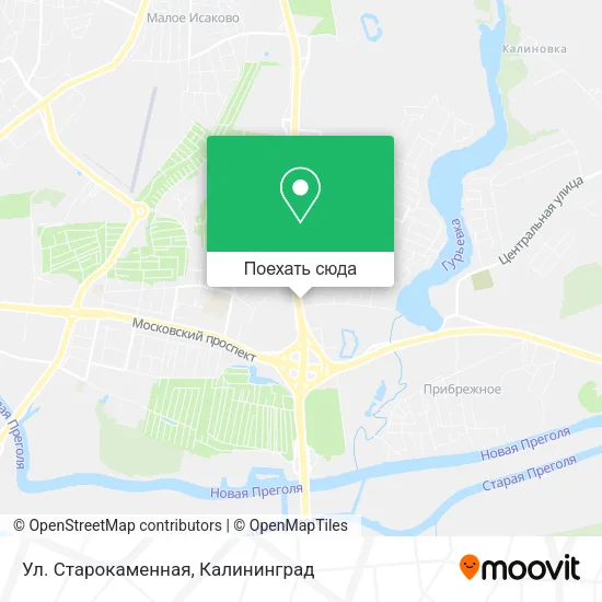 Карта Ул. Старокаменная