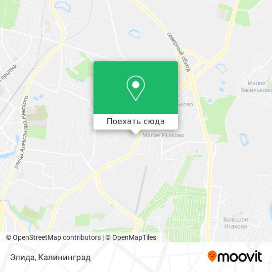 Карта Элида