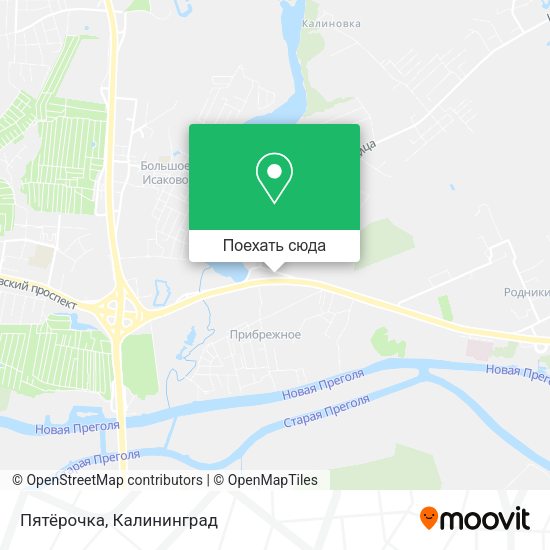 Карта Пятёрочка