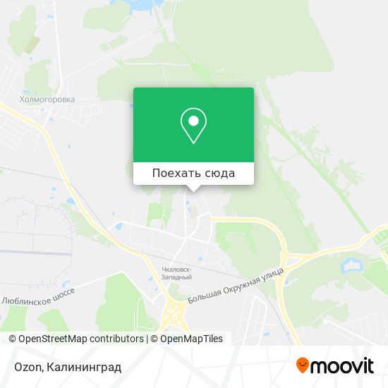 Карта Ozon