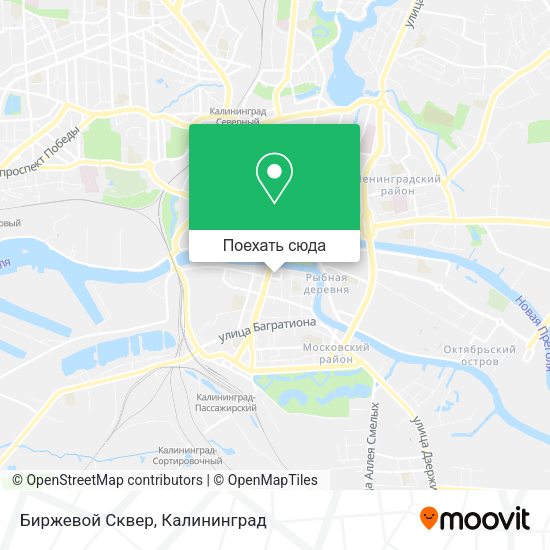 Карта Биржевой Сквер