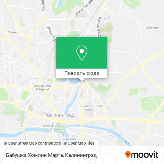 Карта Бабушка Хомлин Марта