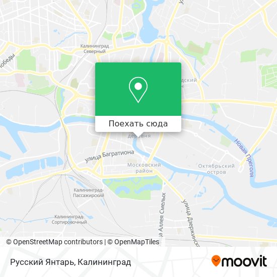 Карта Русский Янтарь