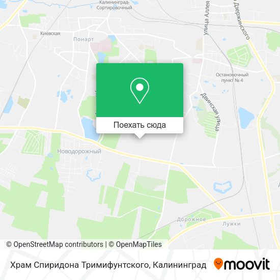 Карта Храм Спиридона Тримифунтского