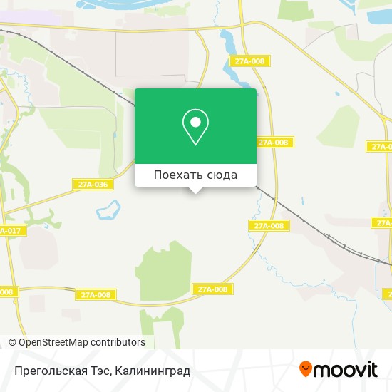 Карта Прегольская Тэс