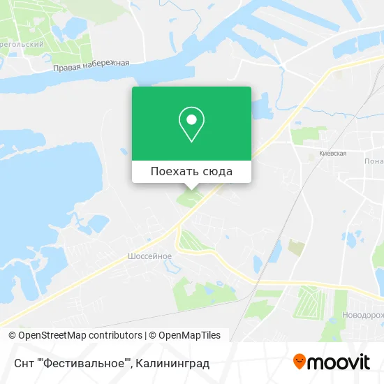 Карта Снт ""Фестивальное""