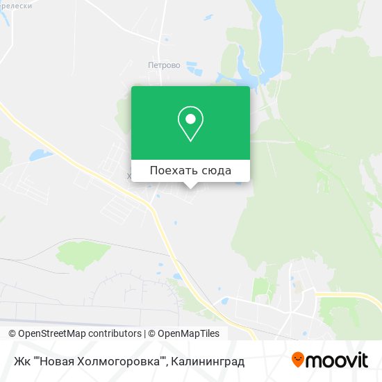 Карта Жк ""Новая Холмогоровка""