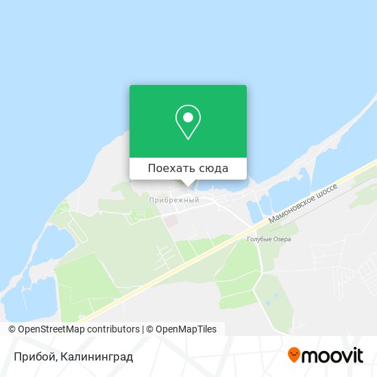 Карта Прибой