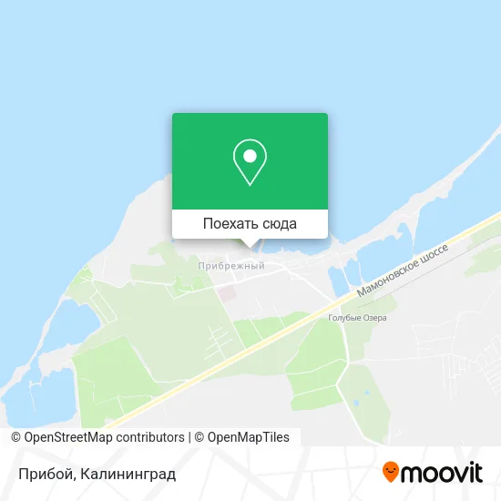 Карта Прибой