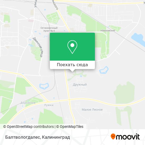 Карта Балтвологдалес