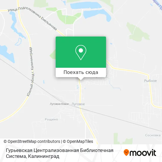 Карта Гурьевская Централизованная Библиотечная Система
