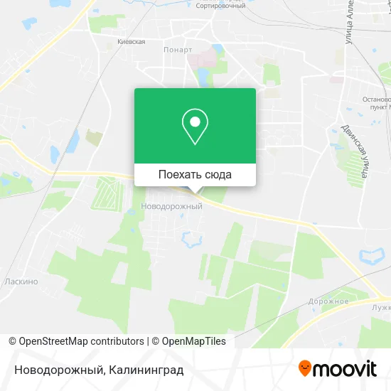Карта Новодорожный