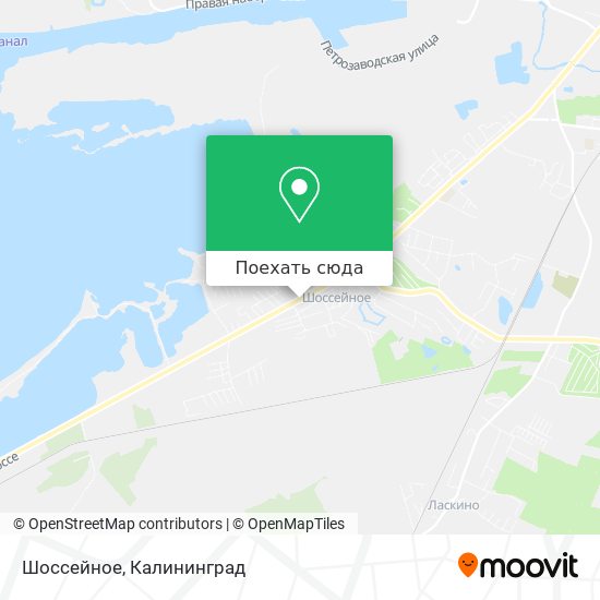 Карта Шоссейное