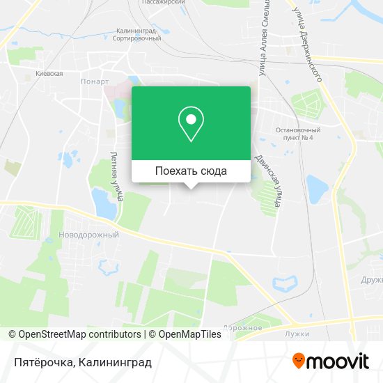 Карта Пятёрочка