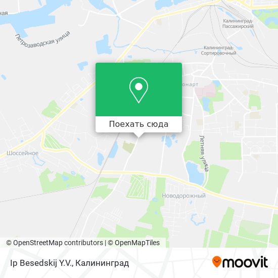 Карта Ip Besedskij Y.V.