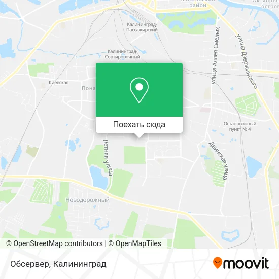 Карта Обсервер