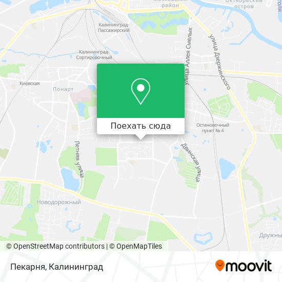 Карта Пекарня