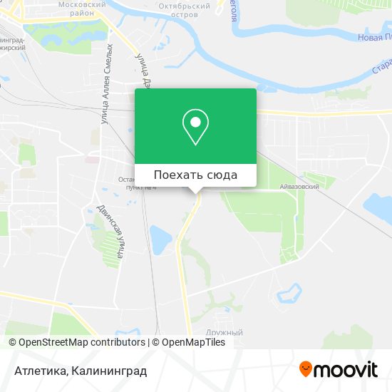 Карта Атлетика