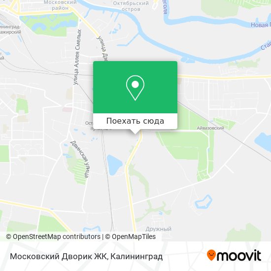 Карта Московский Дворик ЖК