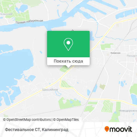 Карта Фестивальное СТ