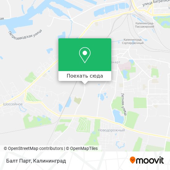 Карта Балт Парт