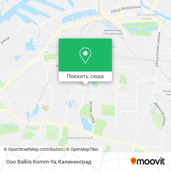 Карта Ooo Balkis Komm-Ya