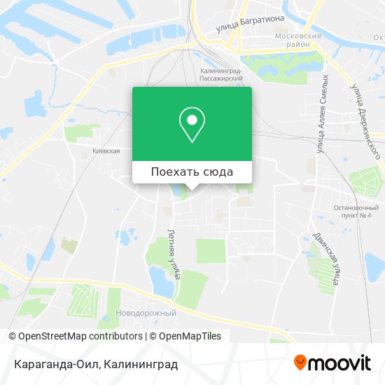 Карта Караганда-Оил