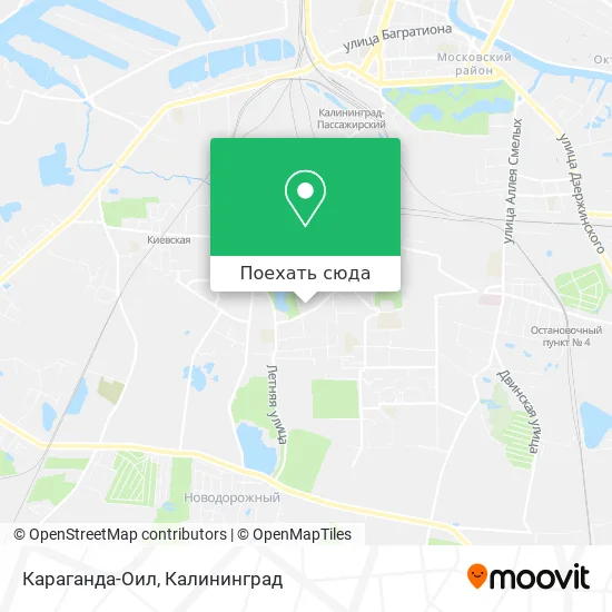 Карта Караганда-Оил