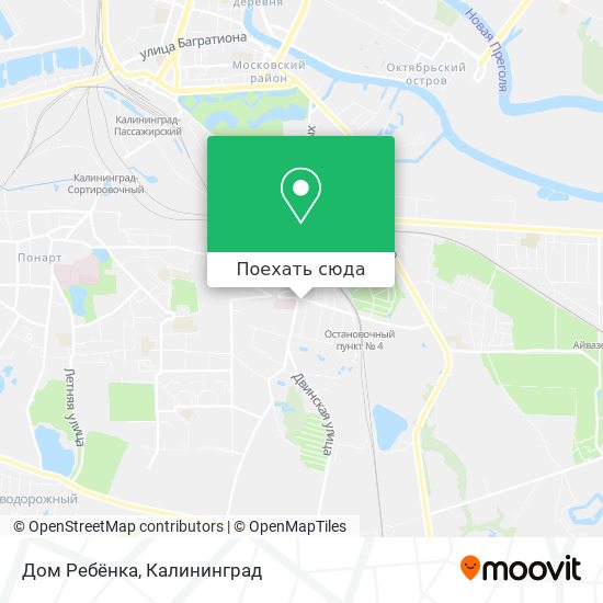 Карта Дом Ребёнка