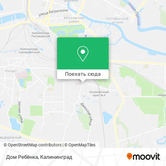 Карта Дом Ребёнка