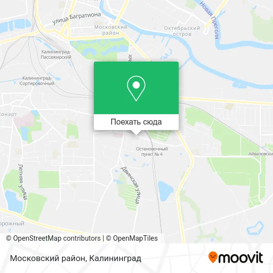 Карта Московский район