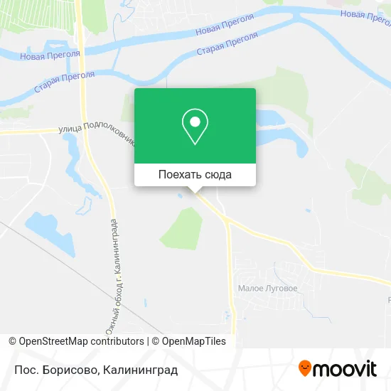 Карта Пос. Борисово