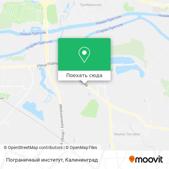 Карта Пограничный институт